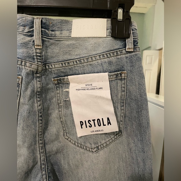 Pistola Stevie High Rise Relaxed Flare Jean - Picture 7 of 7